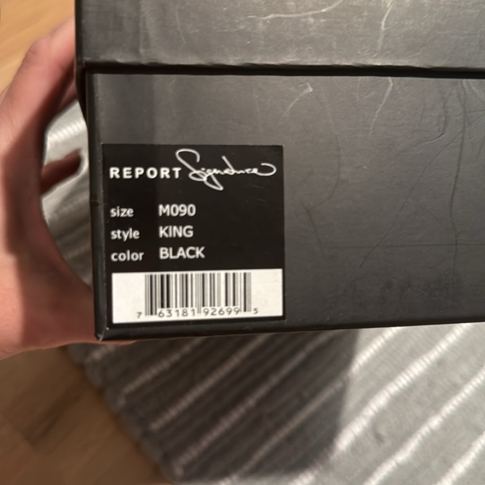 Report Signature Black Sequin Platform High Heels… - image 7